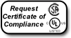 Request Certificate of Compliance (Industry Standards)