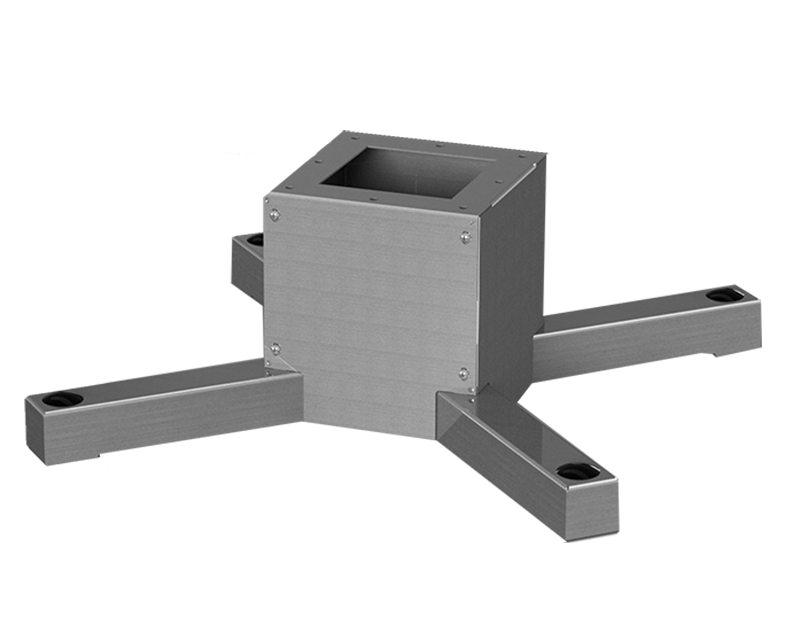 SCE-24PEBASESS Saginaw Base, S.S. Pedestal NEMA RATING: N/A