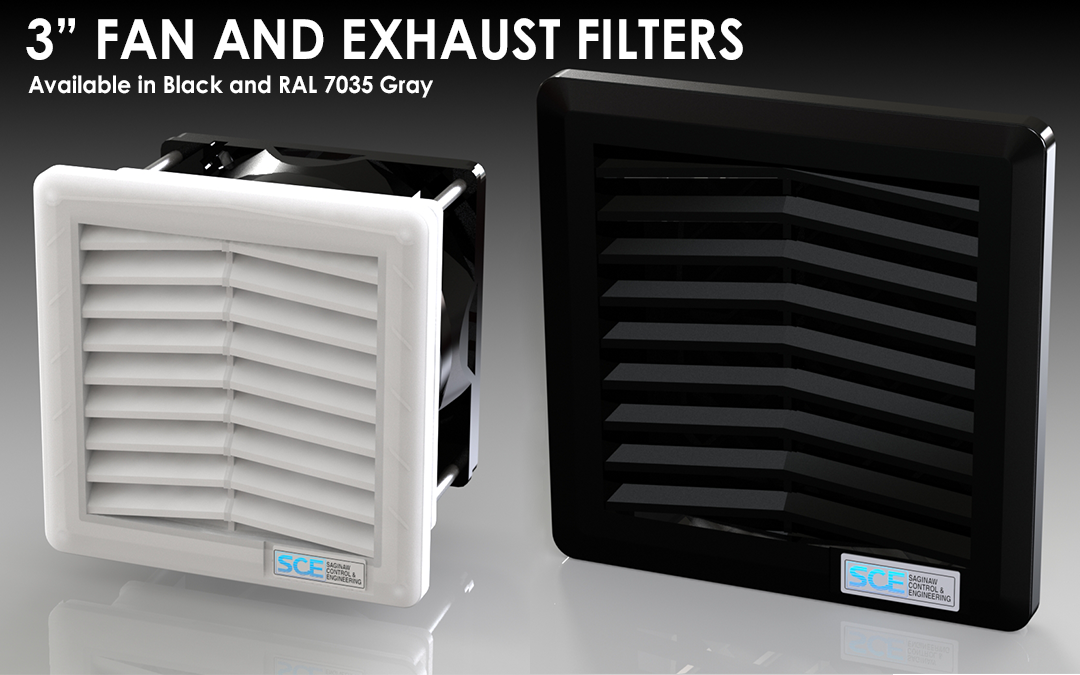 3″ Fan And Exhaust Filters