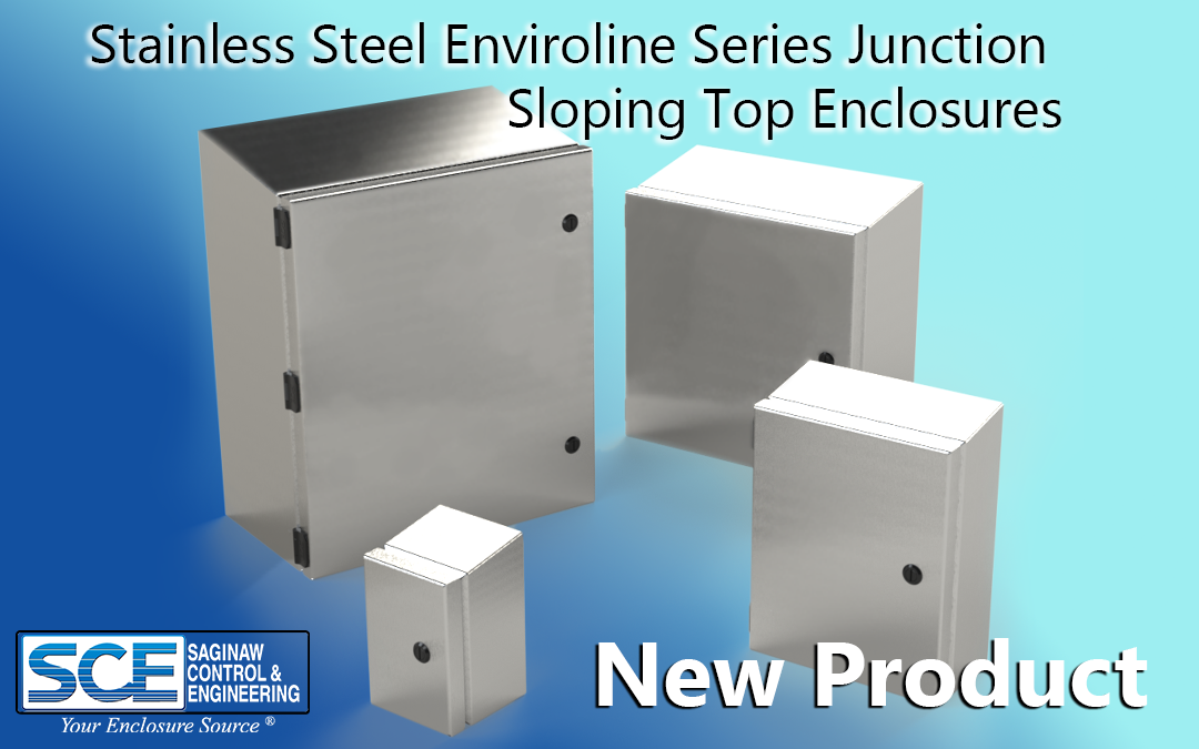 Stainless Steel Enviroline Series Junction Sloping Top Enclosures